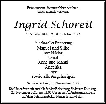 Ingrid Schoreit