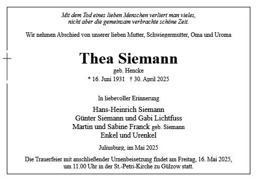 Thea Siemann