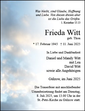 Frieda Witt