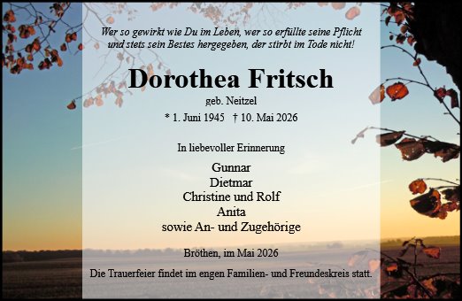 Dorothea Fritsch