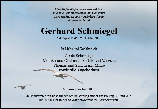 Gerhard Schmiegel