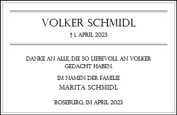 Volker Schmidl