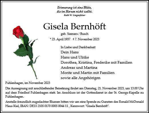 Gisela Bernhöft
