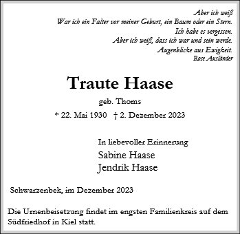 Traute Haase