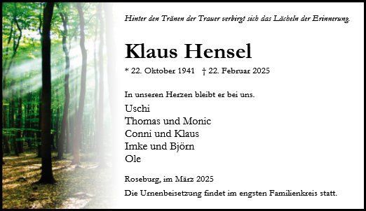 Klaus Hensel