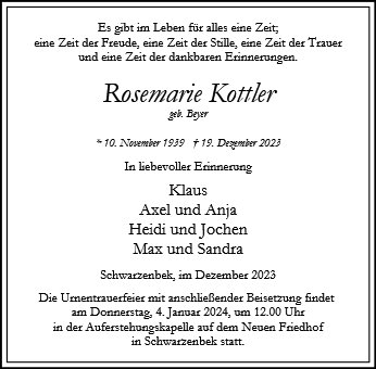 Rosemarie Kottler