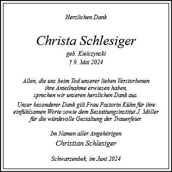 Christa Schlesiger