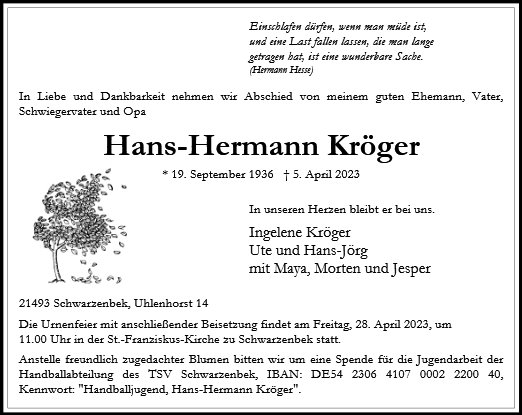 Hans-Hermann Kröger