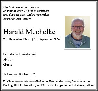 Harald Mechelke