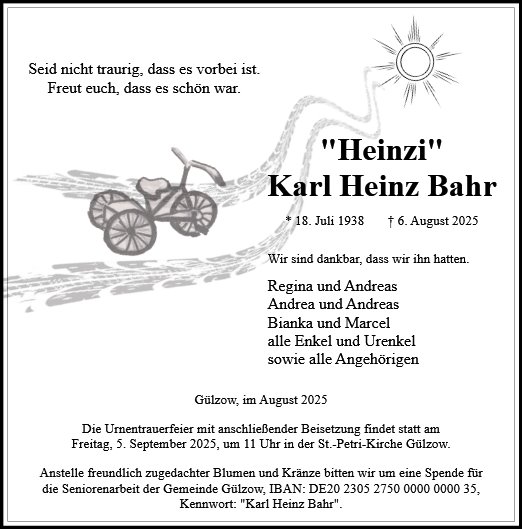 Karl Heinz Bahr