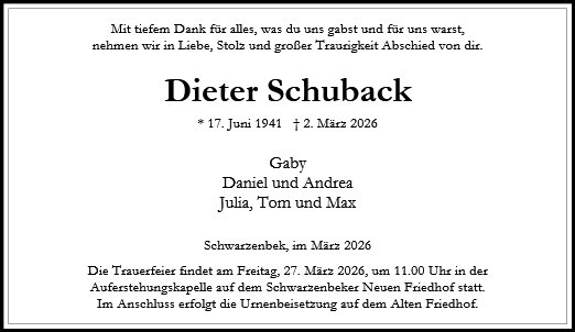 Dieter Schuback
