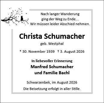 Christa Schumacher