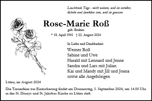 Rose-Marie Roß