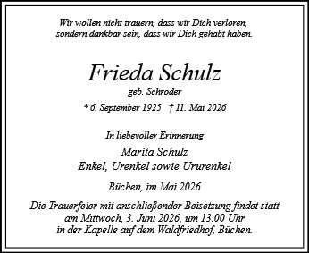 Frieda Schulz