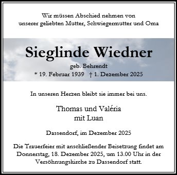Sieglinde Wiedner