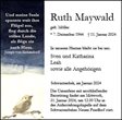 Traueranzeige von Maywald, Ruth