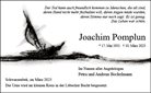 Traueranzeige von Pomplun, Joachim