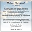 Traueranzeige von Gottschall, Helmut