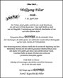 Traueranzeige von Filter, Wolfgang