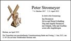 Traueranzeige von Stromeyer, Peter