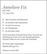 Traueranzeige von Fix, Anneliese