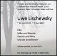 Traueranzeige von Lischewsky, Uwe