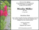 Traueranzeige von Müller, Monika