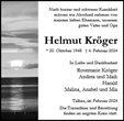 Traueranzeige von Kröger, Helmut