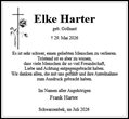 Traueranzeige von Harter, Elke