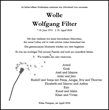 Traueranzeige von Filter, Wolfgang