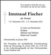 Traueranzeige von Fischer, Irmtraud