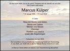 Traueranzeige von Külper, Marcus