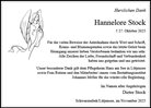 Traueranzeige von Stock, Hannelore