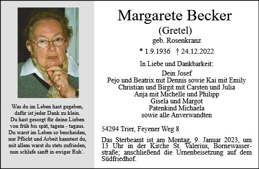Margarete Becker