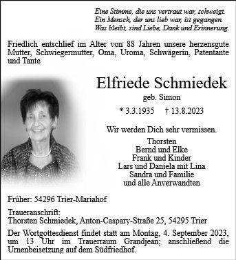 Elfriede Schmiedek