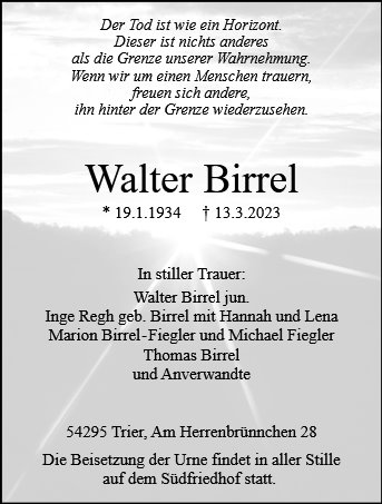 Walter Birrel