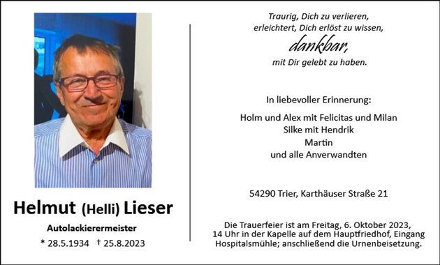 Helmut Lieser