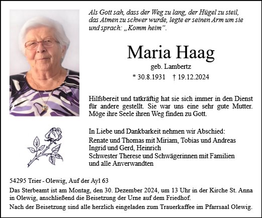 Maria Haag