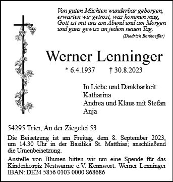 Werner Lenninger
