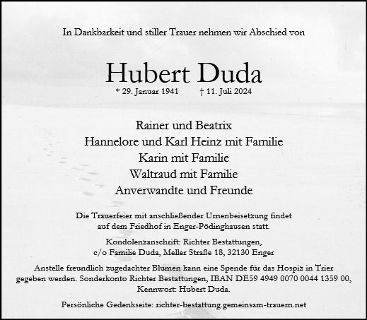 Hubert Dieter Duda