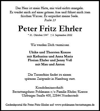 Peter Ehrler