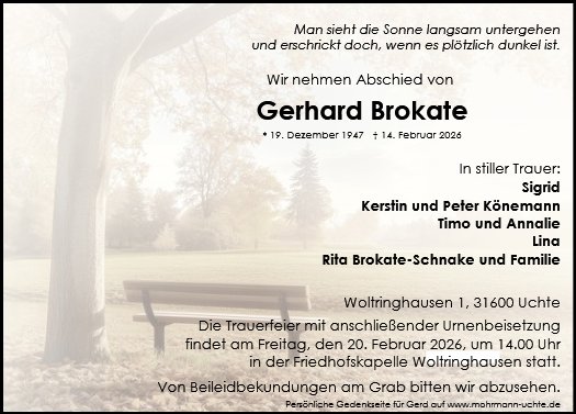Gerhard Brokate