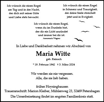 Maria Witte 