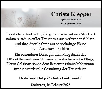Christa Klepper