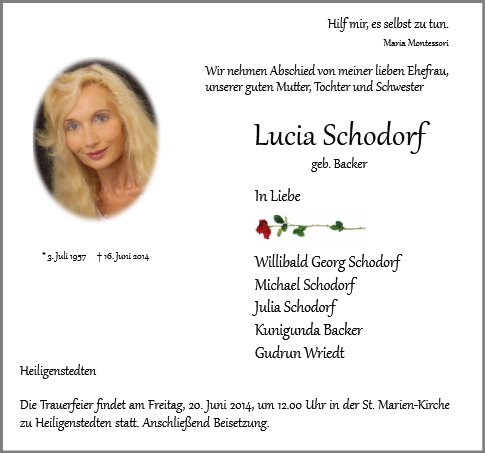 Lucia Schodorf