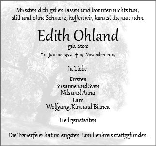 Edith Ohland