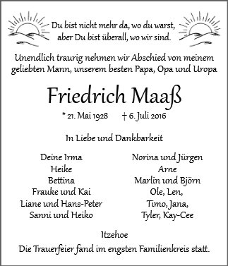 Friedrich Maaß