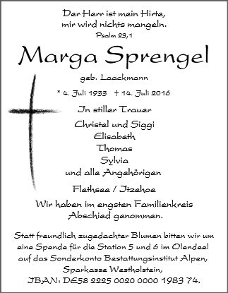 Marga Sprengel