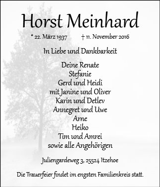 Horst Meinhard