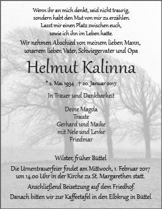 Helmut Kalinna